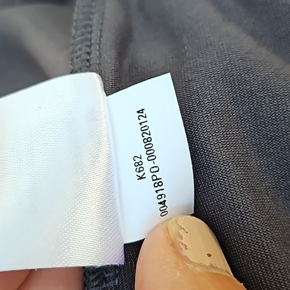 Port Authority grey polyester spandex shirt APPLE COMPUTER Customer Systems M - Picture 8 of 8